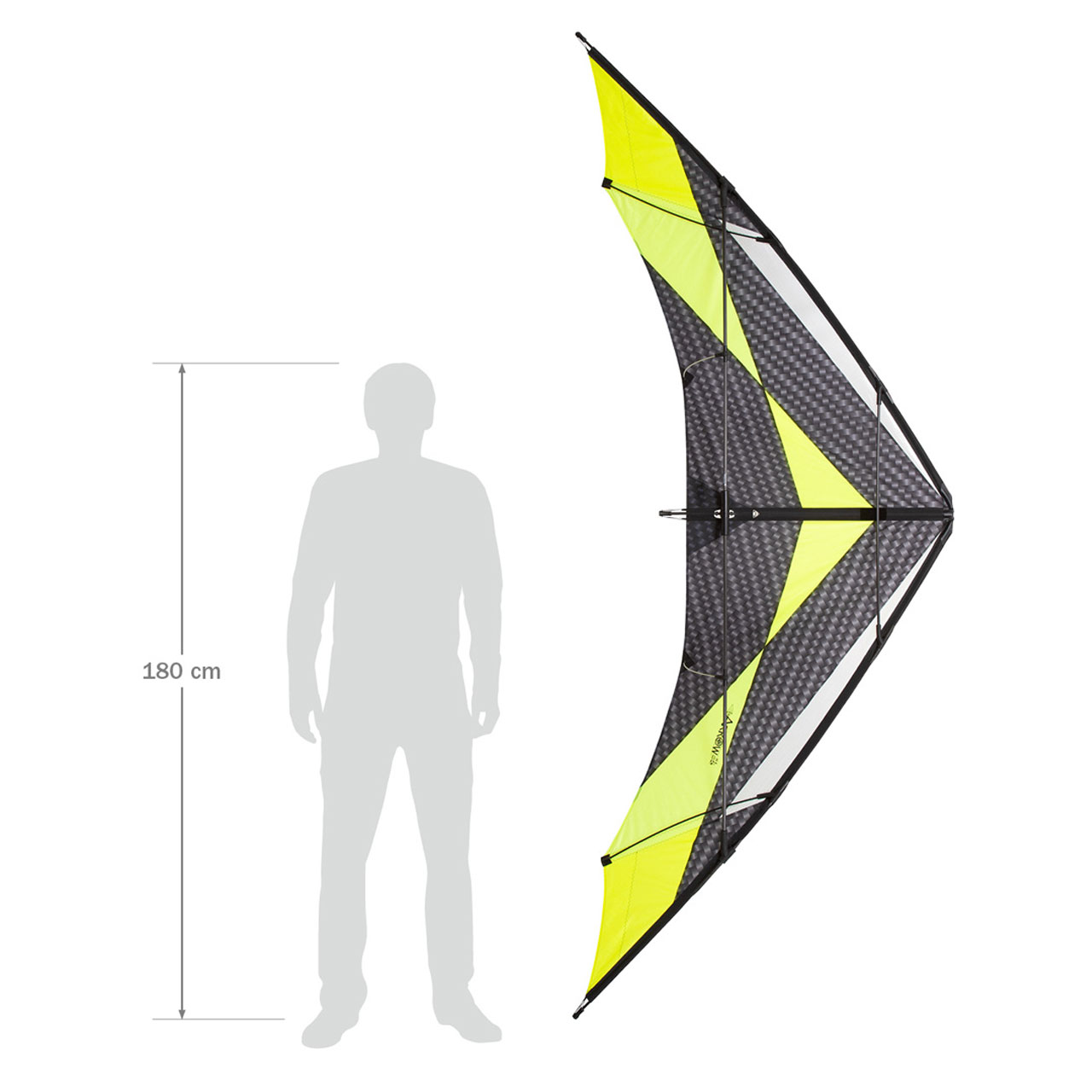 Invento HQ Kite Arrow XL – Größenvergleich