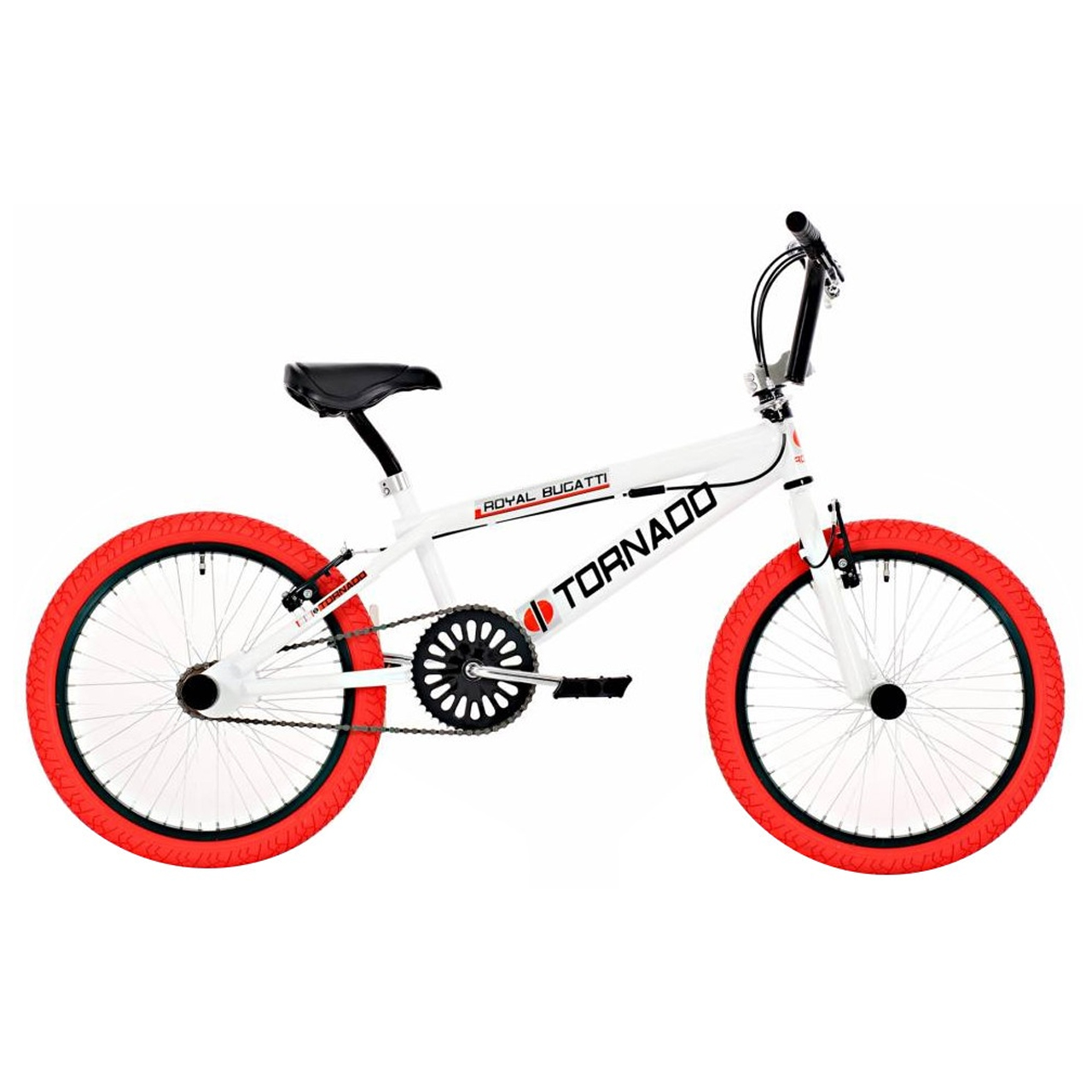 Bike Fun Tornado – BMX-Rad – weiß / rot